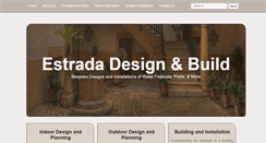 Desktop Screenshot of estradadesignbuild.com